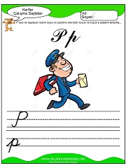 P Sesi Çalışma Sayfaları